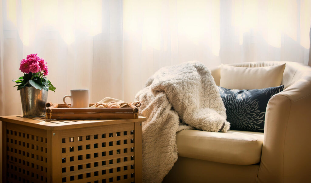 sessel im therapieraum